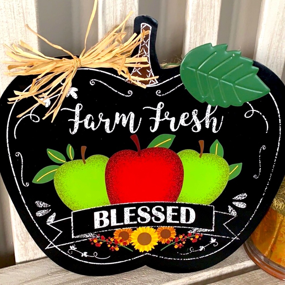 🍎 FALL APPLE WALL SIGN 🍎